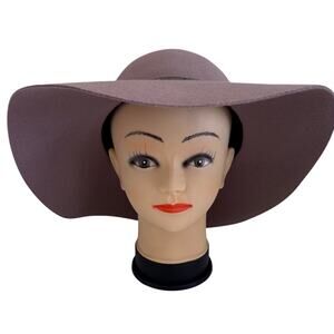 House Of Harlow 1960 100% Wool beige Floppy Hat Gold Buckle House of Harlow 1960 Hats for Women on Sale up to 90% Off  main image 3
